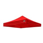 Grizzly GO-WORK Doorwerktent dak - 3x3 meter - rood - GOWD33R