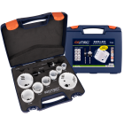 Rotec 533 BiM-Co Gatzagenset "Electricien" met Quick-Lock - 6-kant 9 mm - extra hoog - 10-delig - 533.9510