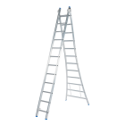 Solide CB12 Reformladder / ladder - 2-delig - 2x12 sporten - open voet - ongecoat