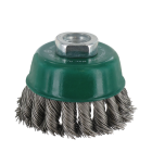 Rotec Komborstel - Ø65 mm - M14 - Getordeerd INOX- draad - 798.0015