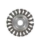 Rotec Rondborstel vlak - 22,2 mm - Getordeerd staaldraad