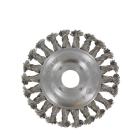 Rotec Rondborstel vlak - 22,2 mm - getordeerd INOX-draad
