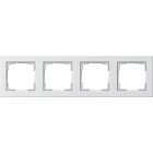 Gira 021422 Afdekraam 4-voudig - E2 - zuiver wit mat