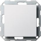 Gira 026803 Blindplaat met draagframe - systeem 55 - zuiver wit glanzend