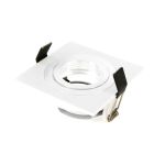 Tronix 148-560 Inbouwspot vierkant - kantelbaar - wit