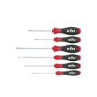 Wiha 302 ZK6 SO Schroevendraaierset SoftFinish sleufkop/pozidriv - 6-Delig - 07153