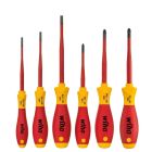 Wiha 3201 K601 Schroevendraaierset SoftFinish electric slimFIX - assortiment - 6-Delig - 38362