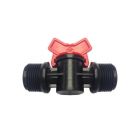 RainBird Druppelslang kogelkraan - 2x 3/4" buitendraad - zwart