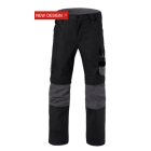Havep 80229 Werkbroek Attitude - heren - Zwart/ Charcoal grijs