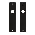 Ami Kortschild tbv loopslot - type 180/41 RH - geperst aluminium zwart - KS BL BE