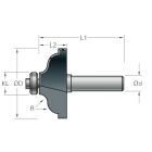Stehle Hardmetalen Multiprofielfrees met aanlooplager - Ø37 x 47 mm, R=6,0 mm - 50512079