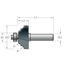 Stehle Hardmetalen Multiprofielfrees met aanlooplager - Ø29 x 43 mm, R=4,0 mm - 50512072