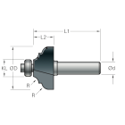 Stehle Hardmetalen Multiprofielfrees met aanlooplager - Ø29 x 45 mm, R=4,0 mm - 50512076