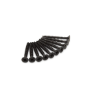 Dulimex Schroeven tbv scharnier - 4.5x40 mm kruiskop (PZ) - RVS zwart - 10 stuks - HSCH RVS ZW P