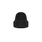 QlinQ Blackline Dopmoer DIN 1587 - staal zwart gecoat