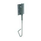 GB Staartgrendel met plaat 500 mm - Elektrolytisch verzinkt