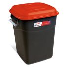 Tayg Afvalcontainer - 50 liter - rood/ zwart - 412103