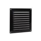 Nedco Schoepenrooster - 200x200 mm - aluminium zwart - 629.007.01