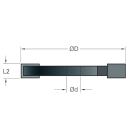 Stehle Hardmetaal groefschijffrees - Ø40x3,0 mm - 50502025