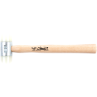 Athlet 926 Nylon hamer met houten steel - Gr. 3, Ø32 mm - wit