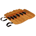 Bahco 434-S6-LR Steekbeitelset voor hout ERGO™ splitproof - 6-Delig - lederen foedraal