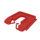 Milli-max 0785 Uitvulplaatjes 5 mm - rood - 80 stuks