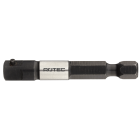 Rotec Adapter 1/4"- E6,3 naar 1/4" 4-kant met stift - 50 mm - 820.00301