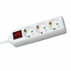 VB Tafelcontactdoos met schakelaar - 3-voudig - 1,5 meter 3x1,5 mm² - wit