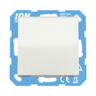 ION Wandcontactdoos RA met klapdeksel - IP44 - V1/J1 - glans Alpin Wit - 10.300.314