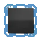 ION Wandcontactdoos RA met klapdeksel - IP44 - V1/J1 - mat zwart - 10.300.316