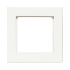 ION V1 Afdekraam - 1-voudig - glans Alpin Wit - 80.300.114