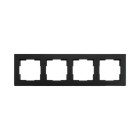 ION V1 Afdekraam - 4-voudig - mat zwart - 80.300.416