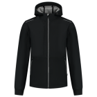 Tricorp 402705 Softshell Capuchon jas accent - Black-Grey