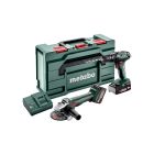 Metabo COMBO set accu machines SB 18 + W 18 L 9-125 - 18V - metabox 165 L - 685205500