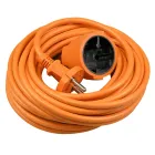 VB verlengsnoer 10 meter 2x1,5 mm² - H05VV-F - oranje