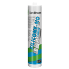 Zwaluw Siliconen-no + sanitary siliconenkit - transparant grijs - 310 ml