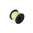 Dulimex Starterskoord - 3 mm - polyamide - wit / geel - prijs per meter - PAS.030.W/G-C