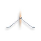 Stokhouder breed 45x2,8 cm - 1492650