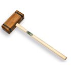 Atlas Sleg - tuinhamer hout rechthoek model 100 cm essen steel - 650950