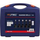 Rotec M14 Diamantboorkronen in ABS-koffer - 5-delig - 757.9001