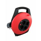 VB Kabelhaspel 4-voudig in dichte box met randaarde - 10 meter - 3x1,0 mm²