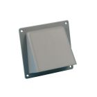 Nedco Universele gevelklep Ø 100/125/110x54 mm - kunststof grijs - 625.004.05