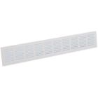 Nedco Plintrooster 500x80 mm - aluminium wit - 642.011.00