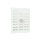 Nedco Schuifrooster 250x200 mm - aluminium wit - 635.004.00