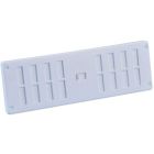 Nedco Afsluitbaar ventilatierooster 250x80 mm - kunststof wit - 636.010.00