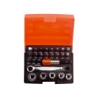 Bahco 2058/S26 Bit- en doppenset 1/4" - 26-Delig