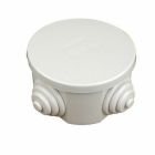 Gewiss Universele kabeldoos rond met tule - Ø80 mm - kunststof grijs - IP44 - GW 44 002