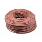 Siliconensnoer 3x1 mm² - 100 meter - hittebestendig 180 graden rood