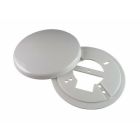 VB Universele plafondplaat rond Ø125 mm 2-Delig wit