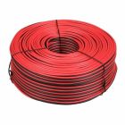 CB Luidsprekerkabel 2x0,5 mm² - 100 meter - rood/zwart